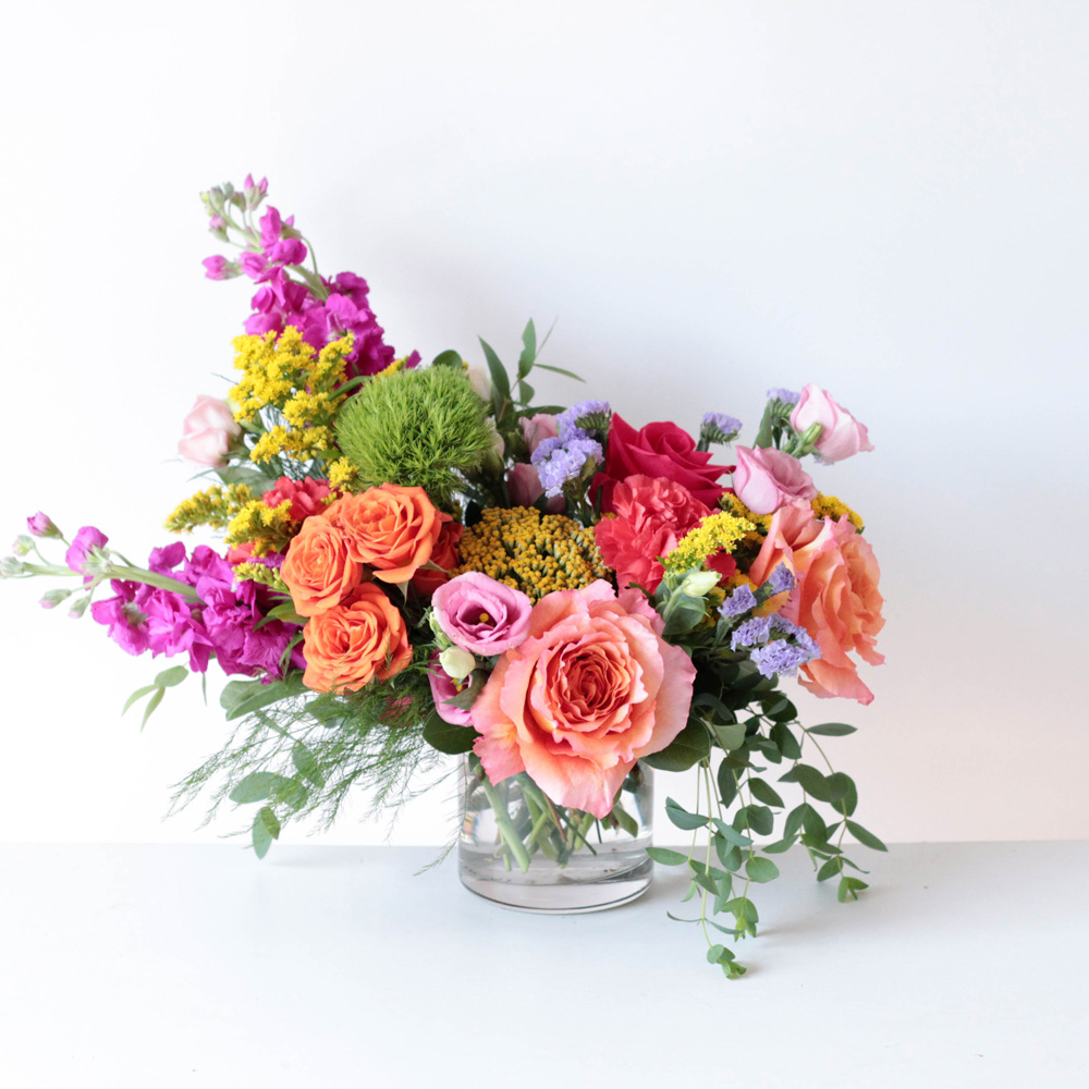 Small Glass Centerpiece