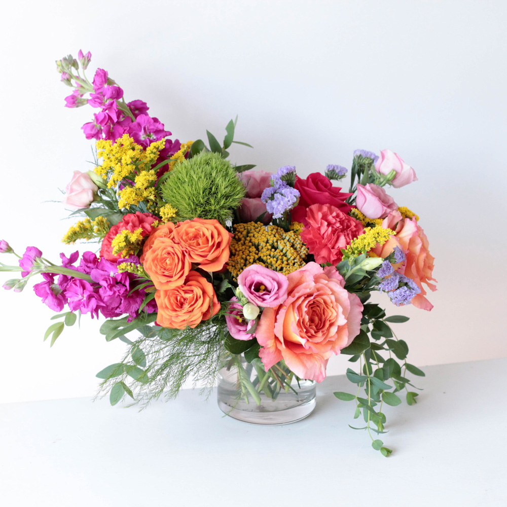 Small Glass Centerpiece