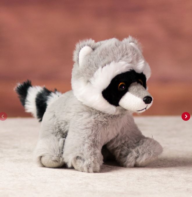 Raccoon Teddy Bear - 7"